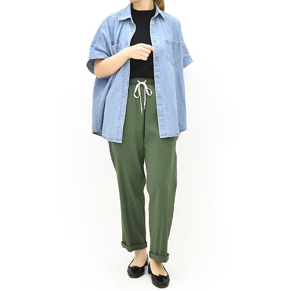 cafune(カフネ)リネンワイドパンツ Cafune（カフネ） カーブパンツ 軽量 ワイドパンツ ROBE 手洗い可 送料