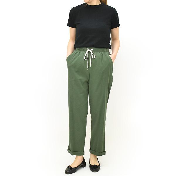 cafune(カフネ)リネンワイドパンツ Cafune（カフネ） コットンリネンロールアップパンツ 625605
