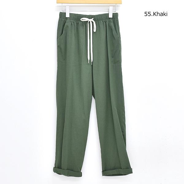 Cafune（カフネ） コットンリネンロールアップパンツ 625605