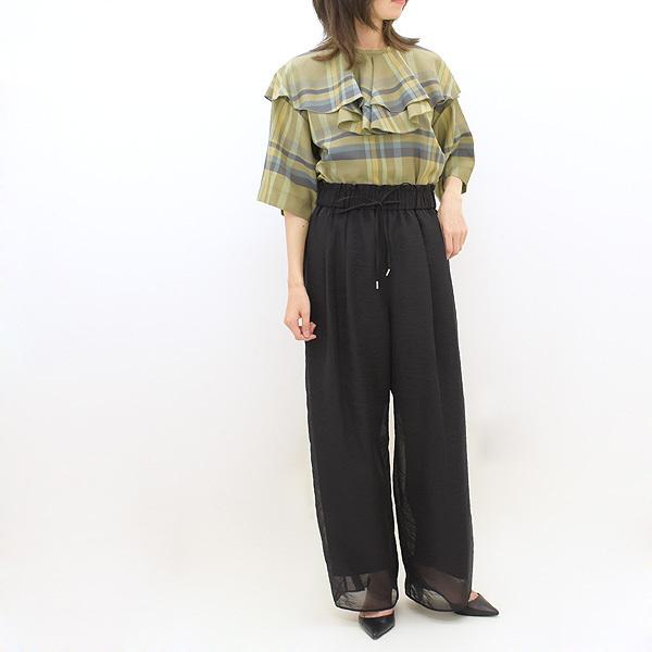 30％OFF】MICA&DEAL マイカアンドディール シアーワイドイージーパンツ 
