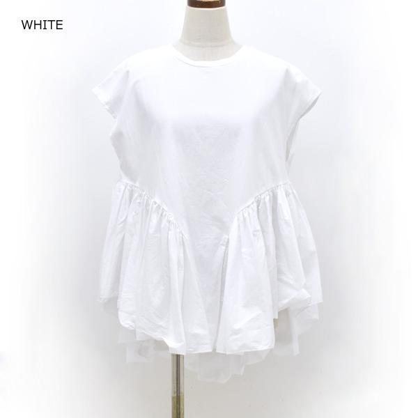 MICA&DEAL マイカアンドディール ドッキングフレアTシャツ フレンチスリーブ 0126209138 レディースの画像