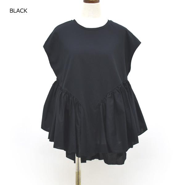MICA&DEAL マイカアンドディール ドッキングフレアTシャツ フレンチスリーブ 0126209138 レディースの画像