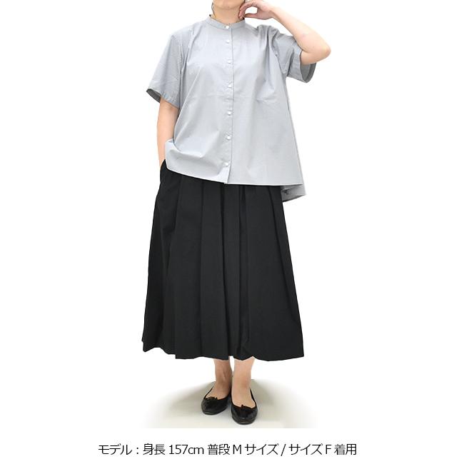 Midiumi ミディウミ 半袖ドットAラインシャツ 2-73984962 レディースの画像