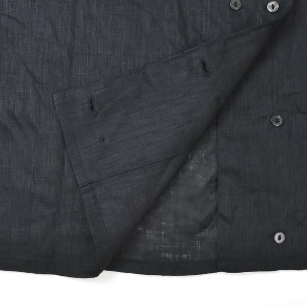 mizuiro ind ミズイロインド リネンダブルクルーネックシャツ 2-230123 レディースの画像