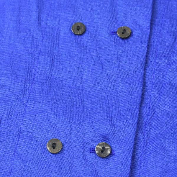 mizuiro ind ミズイロインド リネンダブルクルーネックシャツ 2-230123 レディースの画像