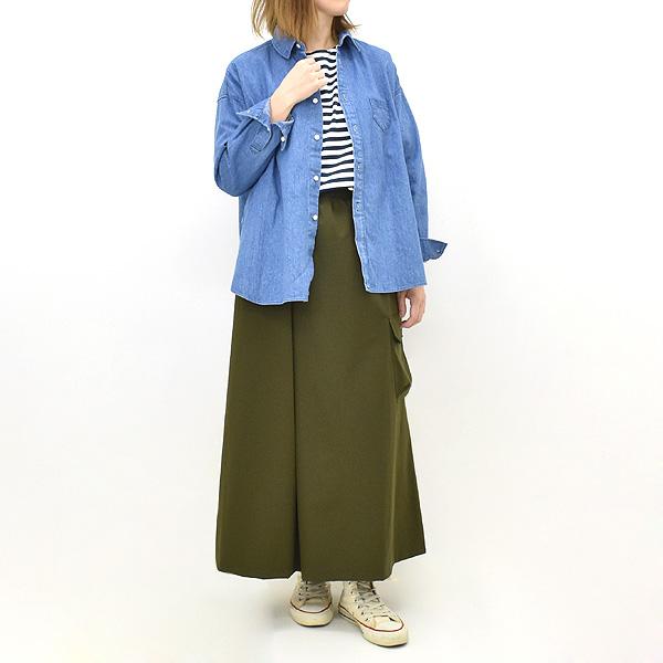 NAT ナット ワイドデニムシャツ N1225 レディース ナターリア : trois 