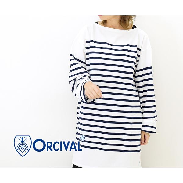 ORCIVAL（オーシバル） ラッセルフレンチセーラーTシャツ ビッグサイズ