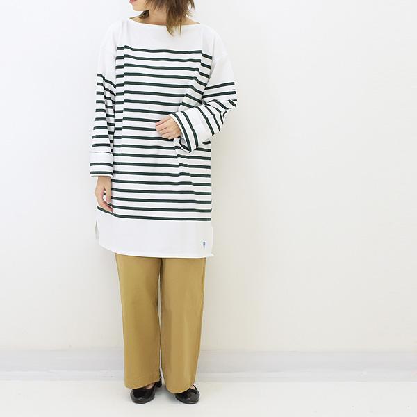 ORCIVAL（オーシバル） ラッセルフレンチセーラーTシャツ ビッグサイズ