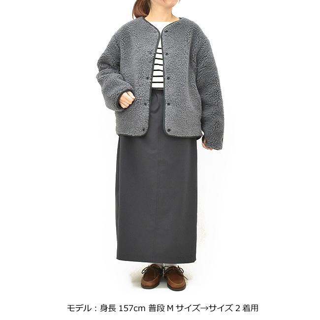 ORCIVAL（オーシバル） ボアフリースラウンドネックブルゾン OR