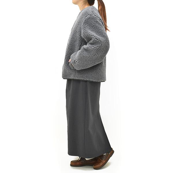 ORCIVAL（オーシバル） ボアフリースラウンドネックブルゾン OR