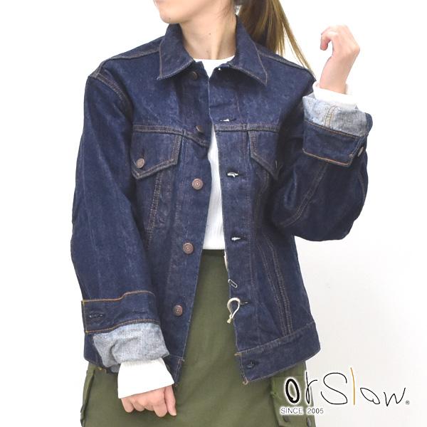 orSlow オアスロウ 60'S DENIM JACKET Denim One Wash サード Gジャン デニムジャケット 01-6005 81 ユニセックス レディース