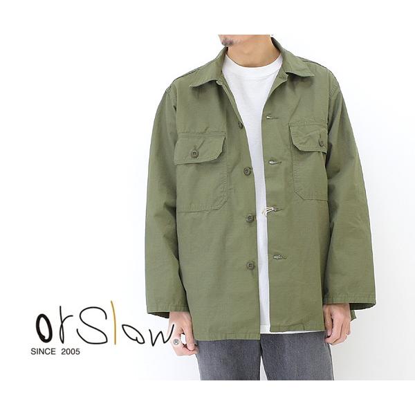 orSlow（オアスロウ） トゥローパー ファティーグシャツ ミリタリー
