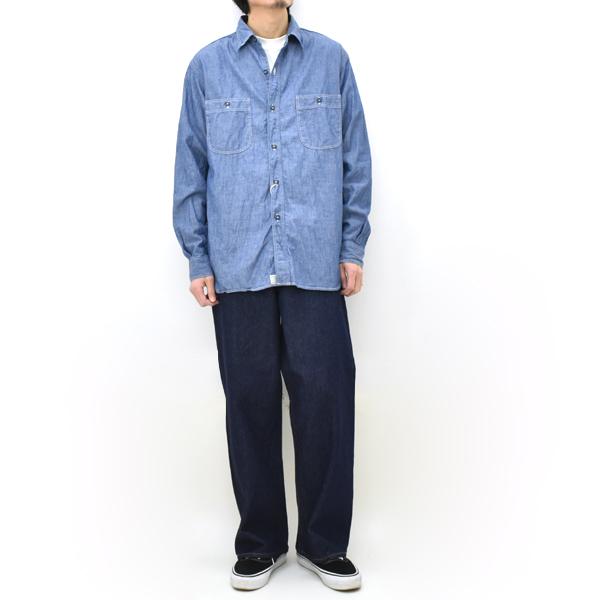orSlow（オアスロウ） リラックスフィット シャンブレー ワークシャツ