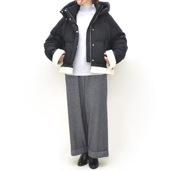 PASSIONE（パシオーネ） フード付きレイヤードダウンジャケット 546427