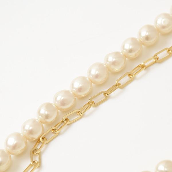 Matriarch Pearl Chain Necklace - 9mm