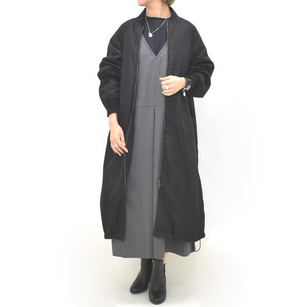 TICCA MA-1 ロングコート　ブラック UNITED ARROWS 【別注】＜TICCA＞ロング MA－1 コート