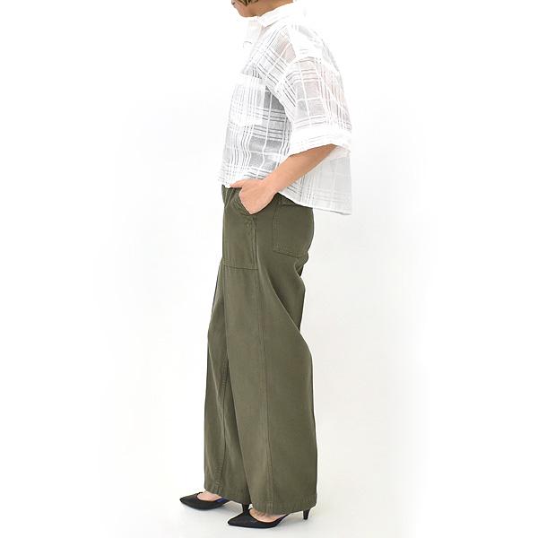 TICCA（ティッカ） レースチェックジャガード半袖シャツ TBES-091