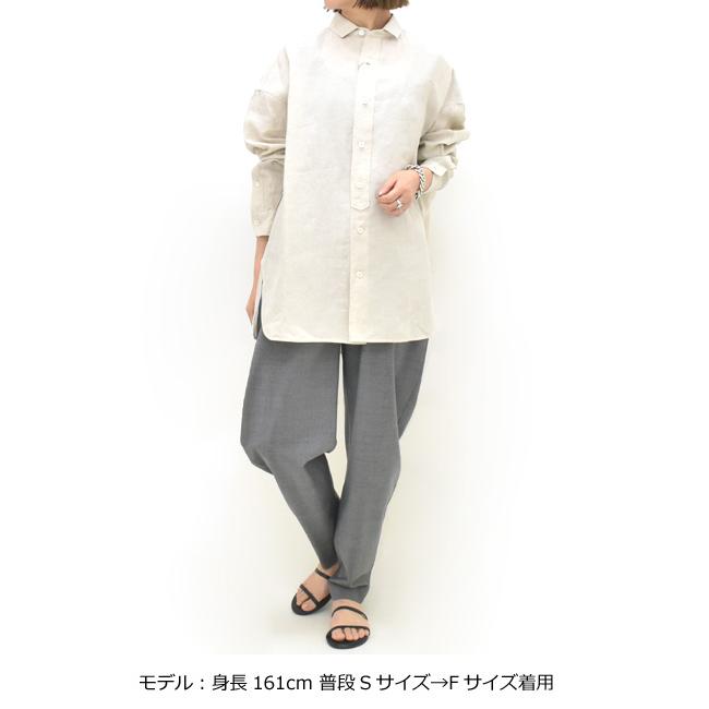 【2026SUMMER】TICCA ティッカ リネンスクエアビッグシャツ uni TBFS-402の画像
