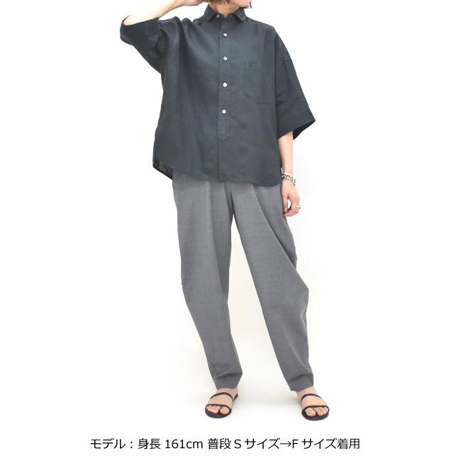 【26SUMMER】TICCA ティッカ リネン半袖シャツ TBFS-404の画像