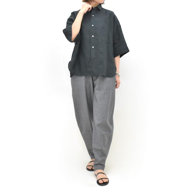 【26SUMMER】TICCA ティッカ リネン半袖シャツ TBFS-404の画像