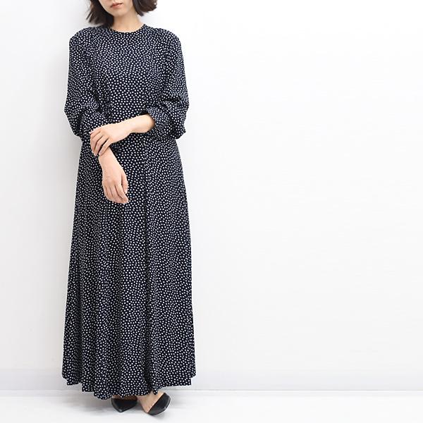 当店限定 シンゾーン Shinzone The 19ss チューリッププリントドレス ワンピース ロング ミモレ 34 黒 マルチカラー 定番人気 Www Iacymperu Org