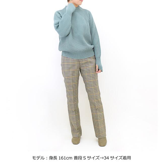 THE SHINZONE シンゾーン PLAID PANTS チェックフレアパンツ 22AMSPA03 