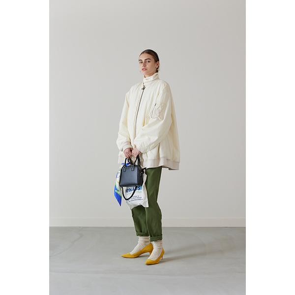 W653 THE SHINZONE フレアフライトジャケット 34 SHINZONE フレアフライトジャケット ブラック サイズ34 Shinzone