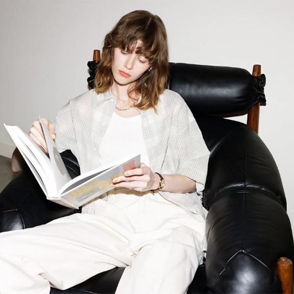 シンゾーン　シアーワイドシャツ THE SHINZONE シンゾーン シアーワイドシャツ チェック 半袖