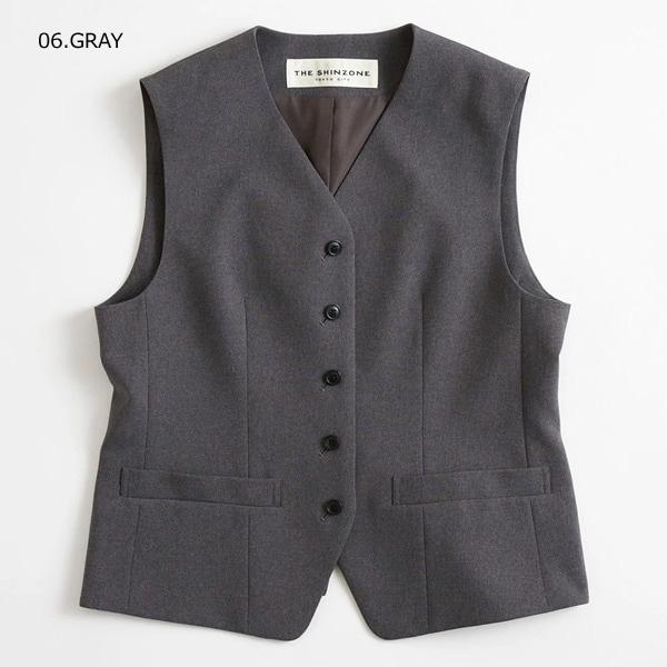 THE SHINZONE CHRYSLER GILET(グレーベスト) Shinzone 【24MID-SUMMER】THE SHINZONE シンゾーン
