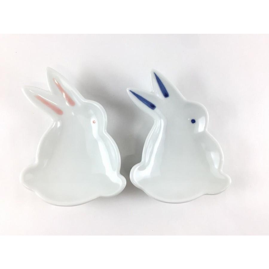 文青窯文青小皿5枚4寸皿うさぎ