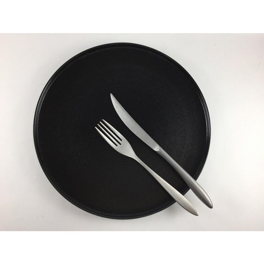 有田焼 瑞峯窯 frame26cmプレート 墨黒 皿 26cm 黒色 プレート 中皿