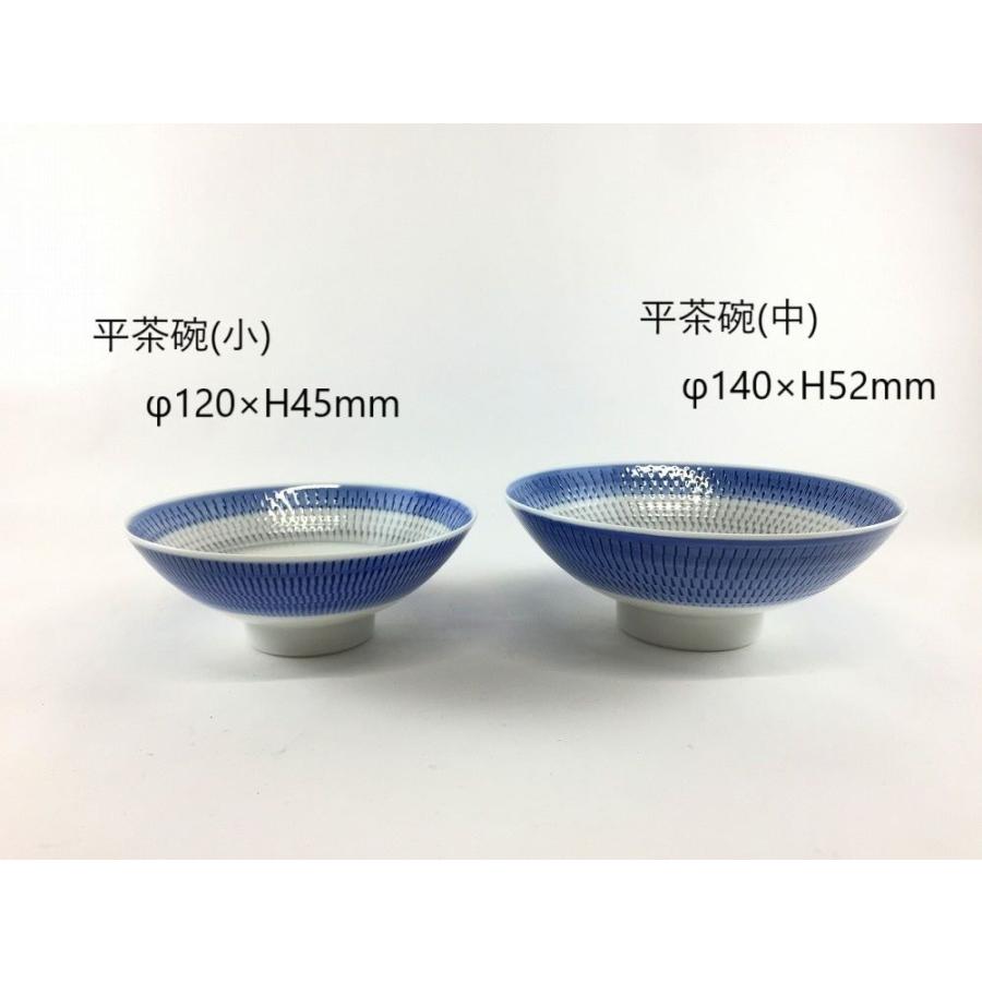 波佐見焼 一真窯 色染流し 平茶碗(小) (青/赤/グリーン/パープル