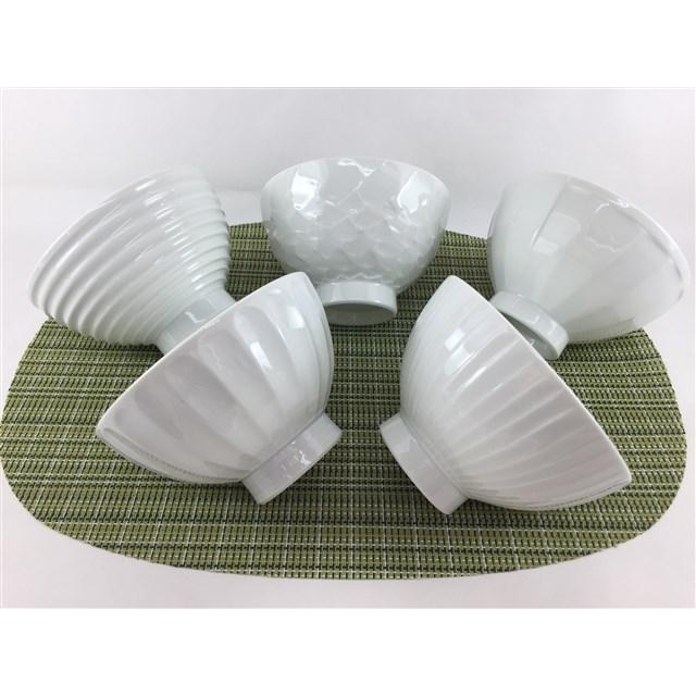 波佐見焼 一真窯 茶碗 (草林 /竹林 /ライン /乱れ面取 / 面取)【おちゃ