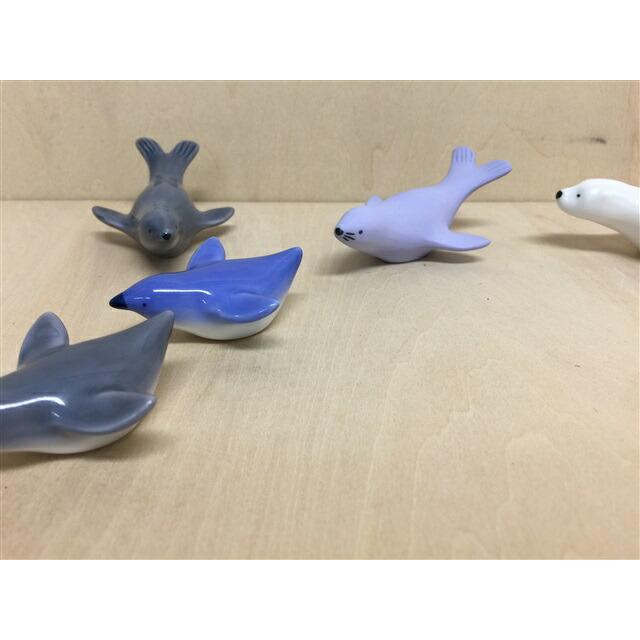 有田焼 北川美宣窯 ジンベエ鮫 磁器 置物 10cm 置き物 飾り 小物 箸
