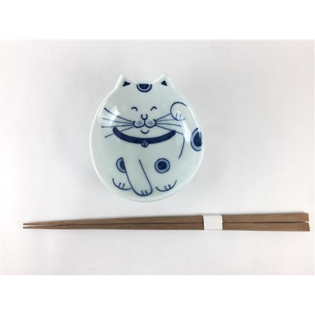 有田焼 北川美宣窯 10cm 猫三ッ足皿 (招き猫 / 親子猫)【食器 皿 有田焼 北川美宣窯 10cm 猫三ッ足皿 (招き猫 / 親子猫)【食器 皿