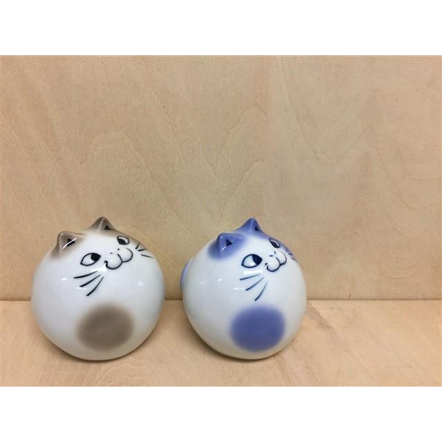 陶の猫　アトリエ夢　有田焼　磁器　陶の動物　置物 陶の猫 アトリエ夢 有田焼 磁器 陶の動物 置物 陶の猫 アトリエ