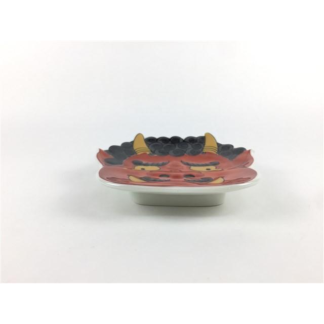 専用箱付き 節分 銘々皿ペア おふくさん 泣いた赤鬼 有田焼 幸楽窯