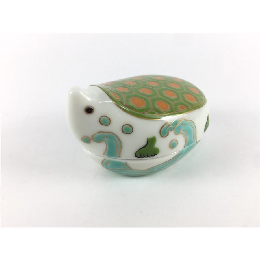 有田焼 幸楽窯 珍味入 (鶴 /亀)【珍味入れ 蓋もの 6cm ツル つる 有田焼 幸楽窯 珍味入 (鶴 /亀)【珍味入れ 蓋もの 6cm ツル つる