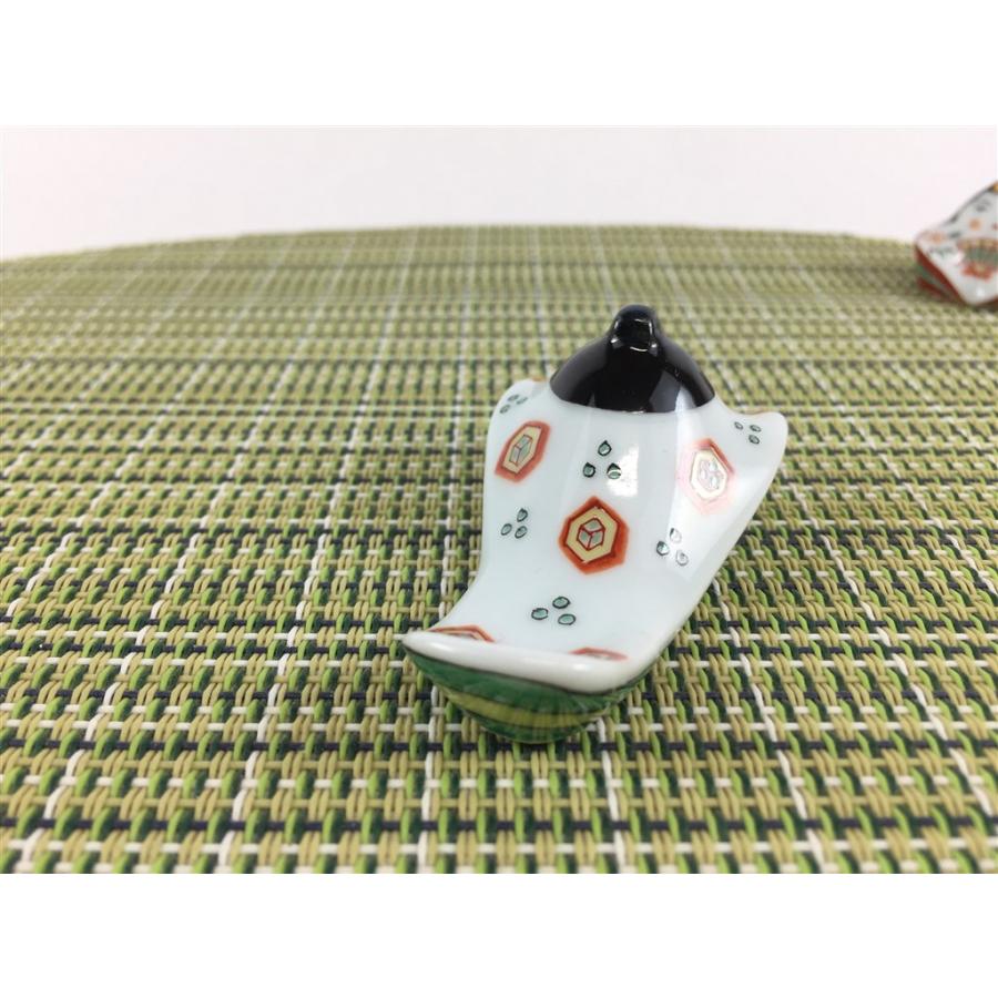 有田焼 幸楽窯 錦オヒナ様箸置(男雛(お殿様)/女雛(お雛様))【お