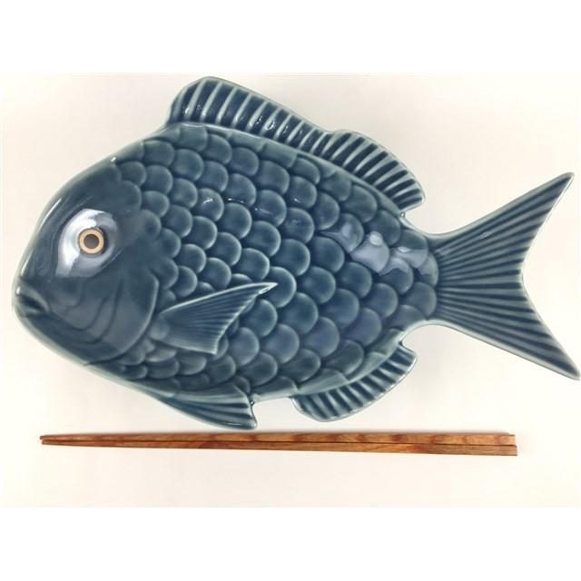 ユカ様ご依頼品　有田焼　幸楽窯　正角皿　波模様　鯛　鶴珍味入　4点セット 有田焼 幸楽窯 210鯛鉢 黒青 中皿 魚の形のお皿 21cm : 有田焼の