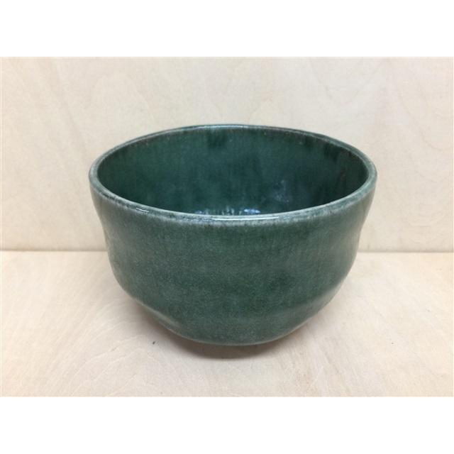 有田焼 花泉窯 抹茶碗(300)織部緑 / ご飯茶碗 ごはん茶碗 茶器 抹茶 