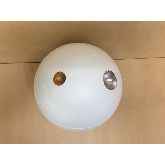 有田焼 李荘窯 玉4段おせち重.白マット金銀彩(内器なし) 白マット金銀