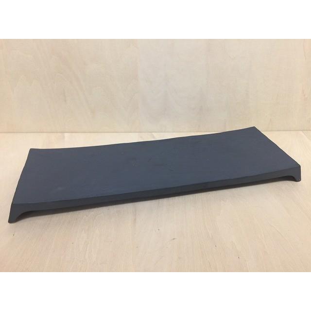 有田焼 李荘窯 40cm鮨皿 漆黒 長皿 大皿 寿司皿 40cm 黒色