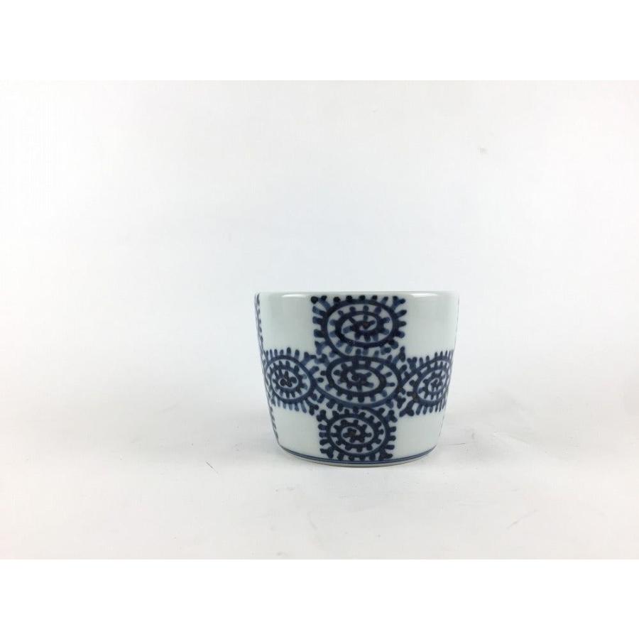 有田焼 李荘窯 蕎麦猪口(8.5cm) 蛸唐草格子文【そば猪口 そばちょこ ソバチョコ つゆ入れ つゆ鉢 素麺 そうめん 蕎麦 小鉢 カップ コップ】の画像