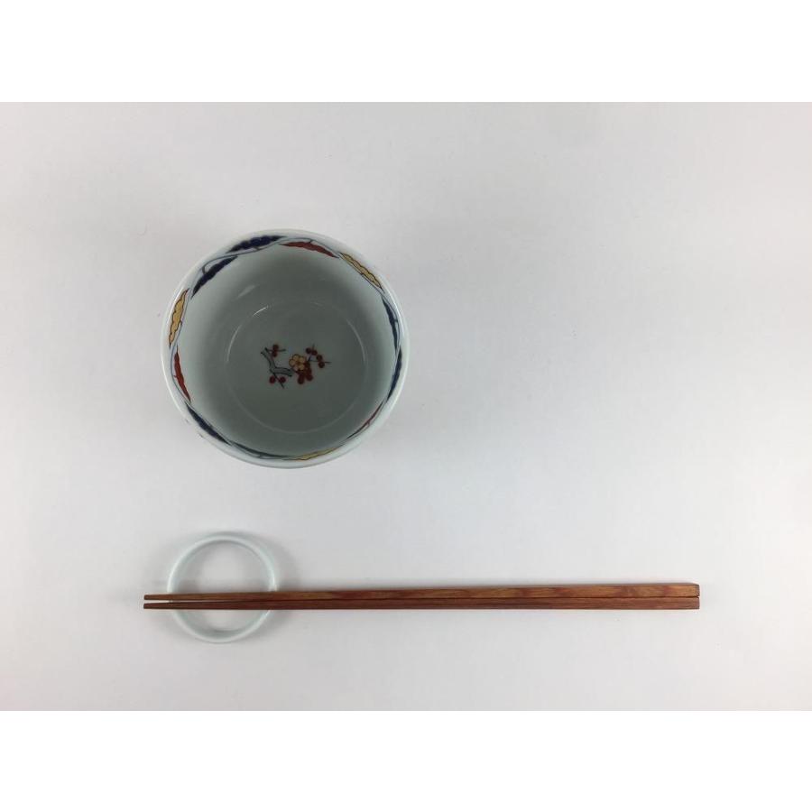 有田焼 李荘窯 蕎麦猪口(8.5cm) 錦松柴垣文【そば猪口 そばちょこ ソバチョコ つゆ入れ つゆ鉢 素麺 そうめん 蕎麦 小鉢 カップ コップ】の画像