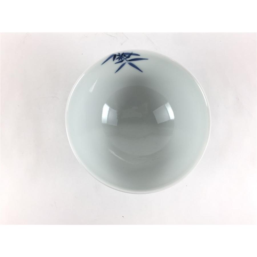 有田焼 李荘窯 染付竹雀紋 N飯碗(大/小)【11cm 12cm ご飯茶碗 ごはん