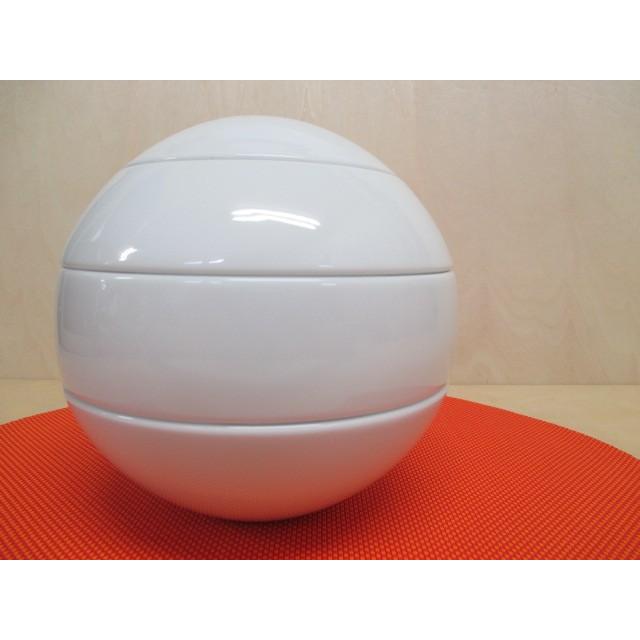 有田焼 李荘窯 玉重 白磁 珠型三段重 化粧箱付 各種ギフト対応