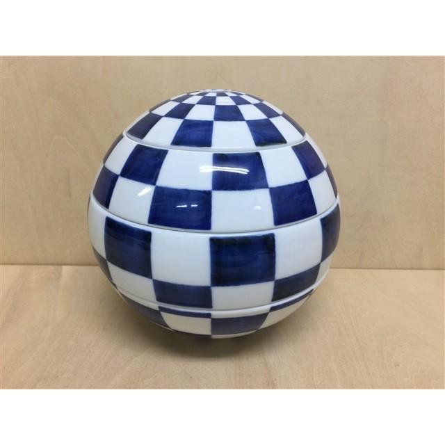 京焼 村田眞人作 赤絵 諸葛菜文 高台盃 酒杯 共布共箱 V 9334 共箱付