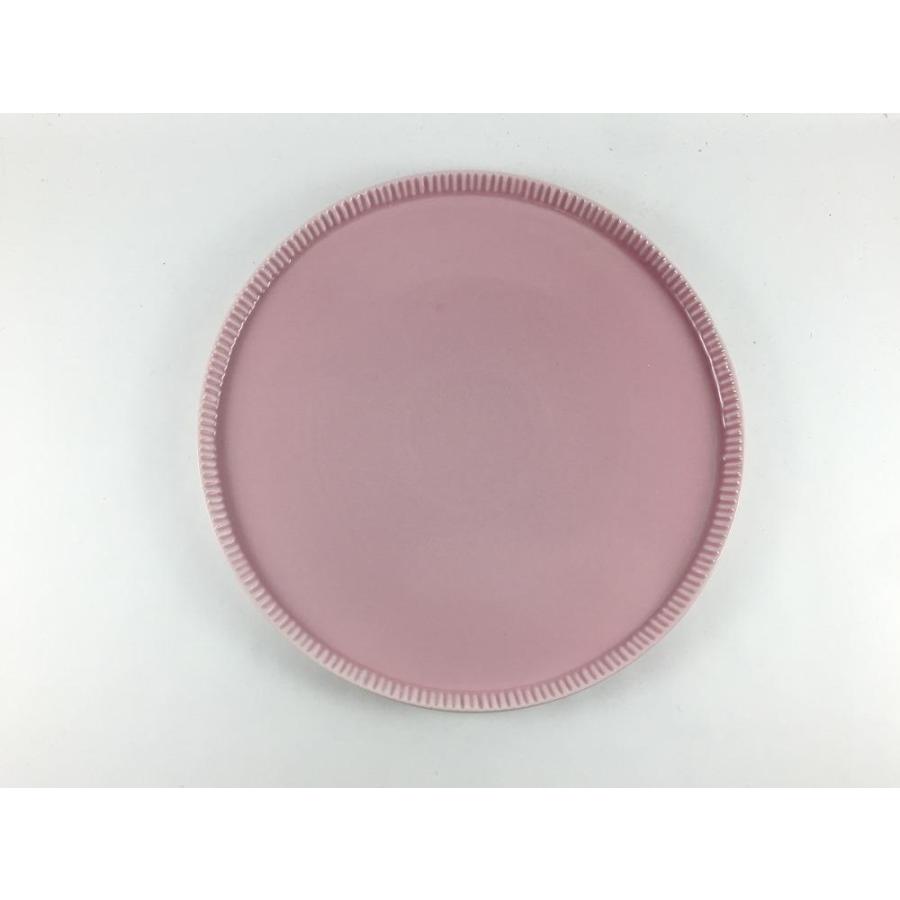 波佐見焼 隆泉陶器 7寸プレート.クラフトマット グレー 水色 ピンク