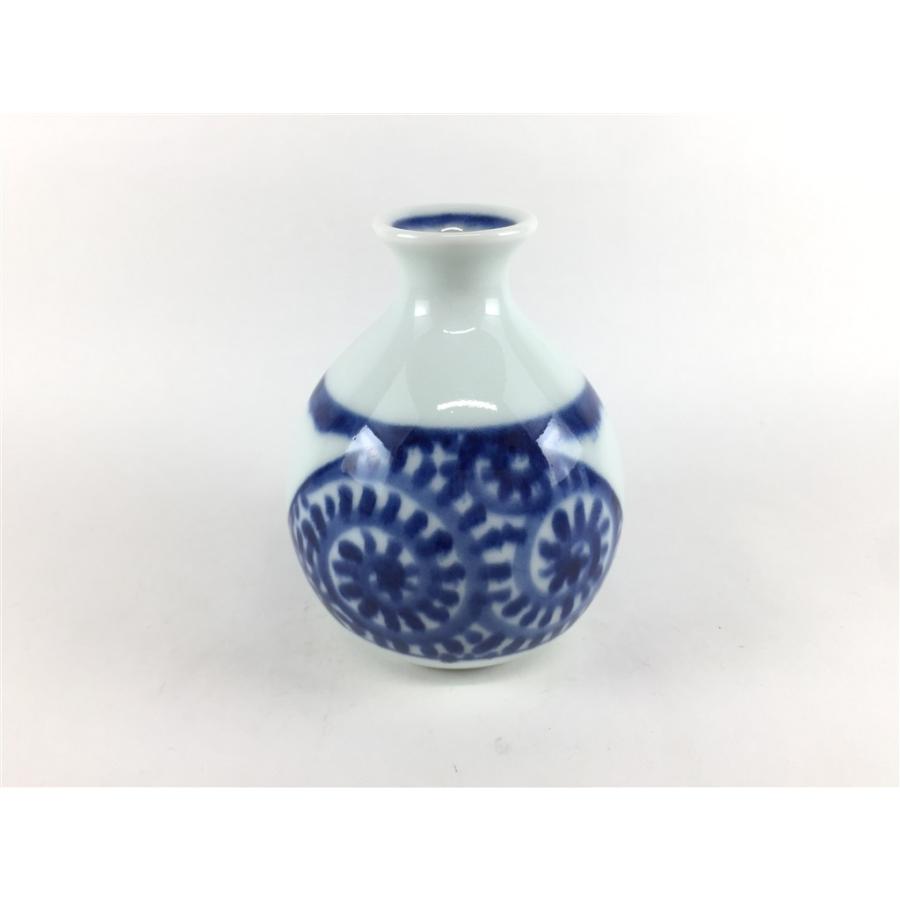 伊万里焼 田森陶園 200cc丸徳利.蛸唐草【200cc 200ml 酒器 徳利 唐草
